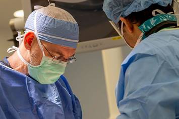 Kevin Klingele, MD in operating room