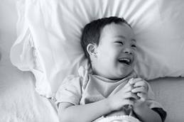 Nationwide Children's Hospital Patient Stock Photo
