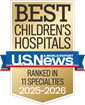 US News Badge 10 Specialties