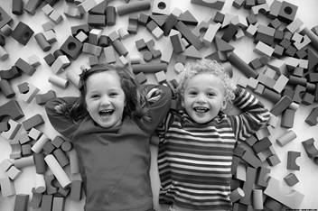 image of two kids playing