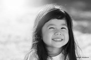Little girl smiling