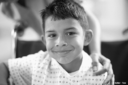 Little boy smiling