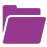 Purple folder icon