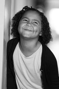 Little girl smiling