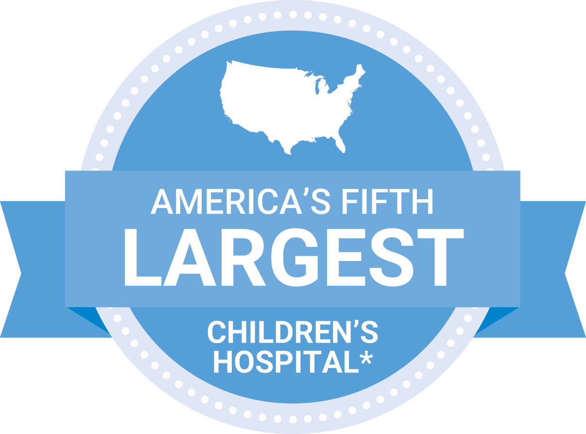 America's Third Largest Pediatric Hospital Badge