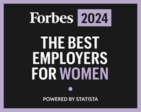 Forbes Best Employers for Women Badge