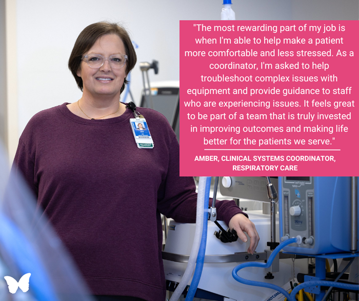 Amber Respiratory Care employee