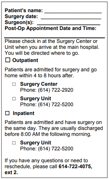 Eye Surgery Under Anesthesia