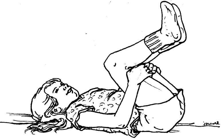 Stretching on Your Back