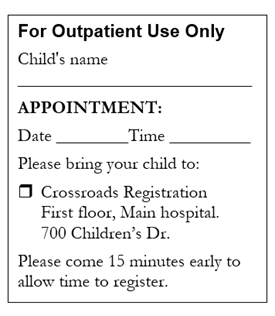 Outpatient Visit