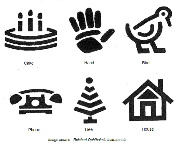 Symbols for vision screening