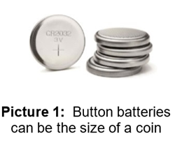 Button Batteries the Size of a Dime