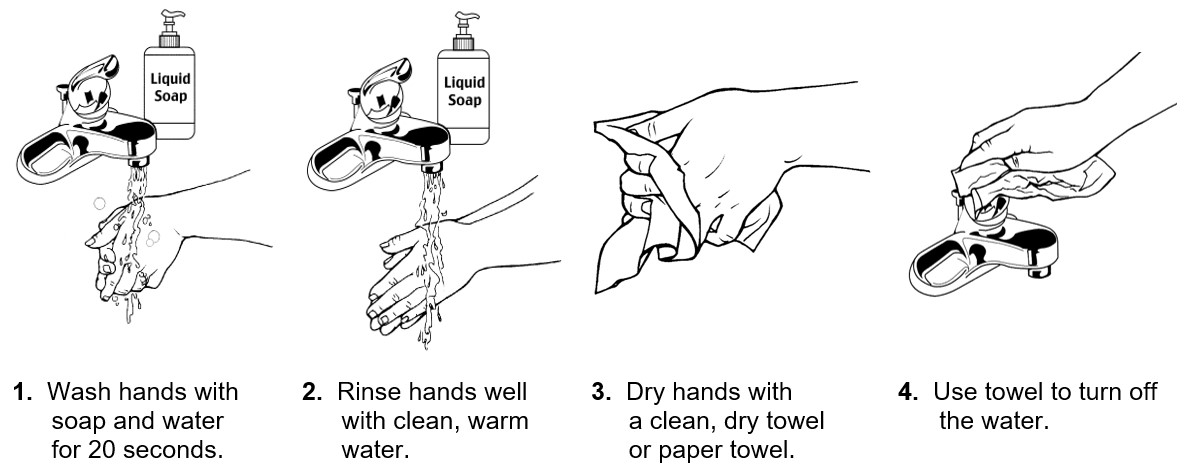Hand washing steps