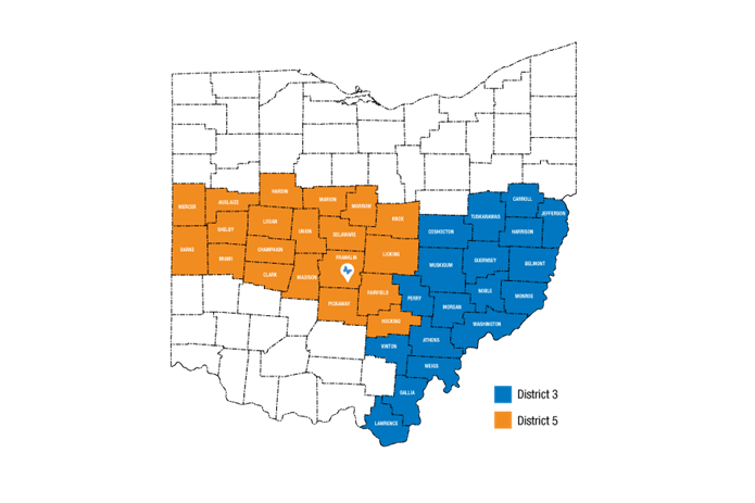 Ohio PREP Map