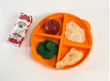 Plate that encourages proper servings