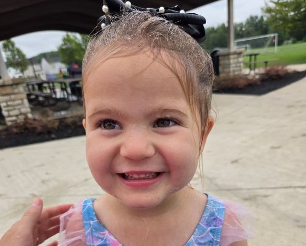 Blake smiling