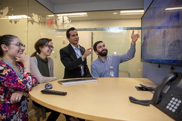 Neurophysiology fellows with program director