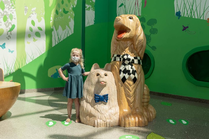 Dale and Amy Earnhardt Animal Friend with patient