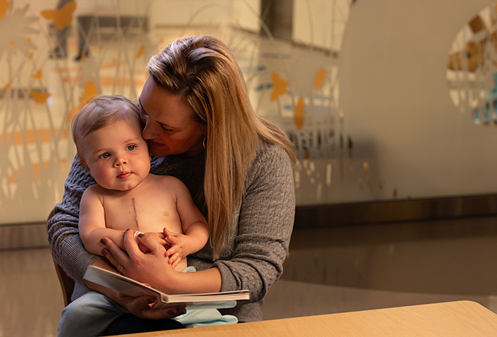 heart patient and mom
