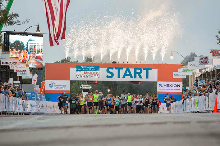 marathon start line