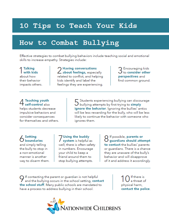 Bullying Tips