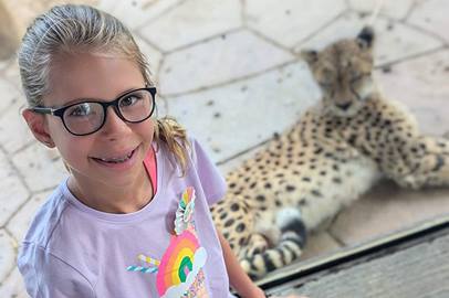patient with cheetah