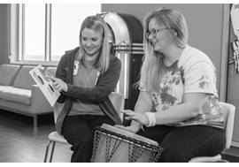 Rehab patient with provider