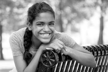 Teenage Girl Outside