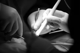 Surgeon's hands
