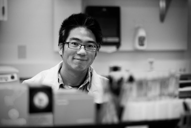Researcher in Lab