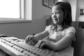 Nationwide Children's Hospital Patient Stock Photo