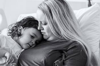 Nationwide Children's Hospital Patient Stock Photo