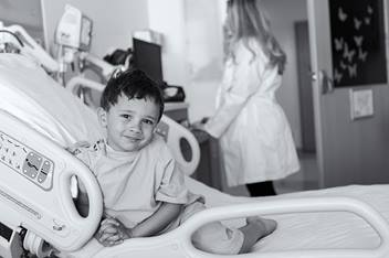 Nationwide Children's Hospital Patient Stock Photo