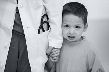 Nationwide Children's Hospital Patient Stock Photo