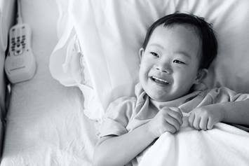 Nationwide Children's Hospital Patient Stock Photo