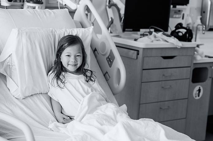 Nationwide Children's Hospital Patient Stock Photo
