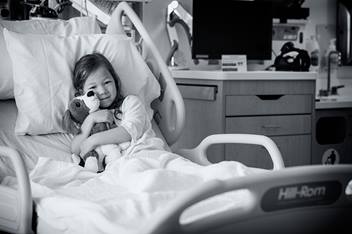 Nationwide Children's Hospital Patient Stock Photo