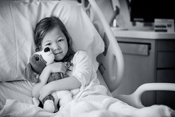 Nationwide Children's Hospital Patient Stock Photo