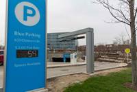 Blue Parking Garage