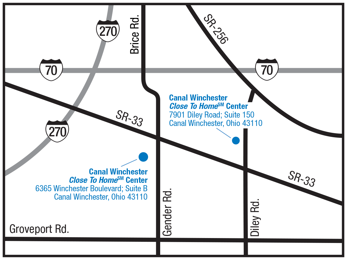 Canal Winchester Locations