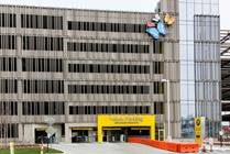 Yellow Parking Garage