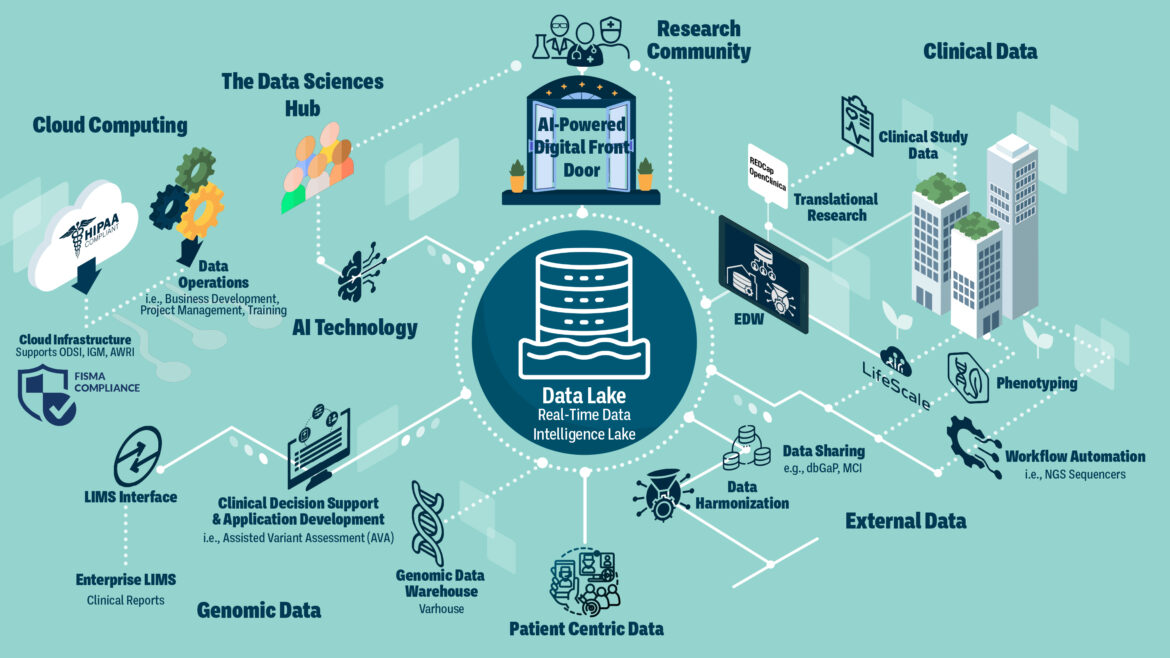 Data Sciences graphic of Data Lake