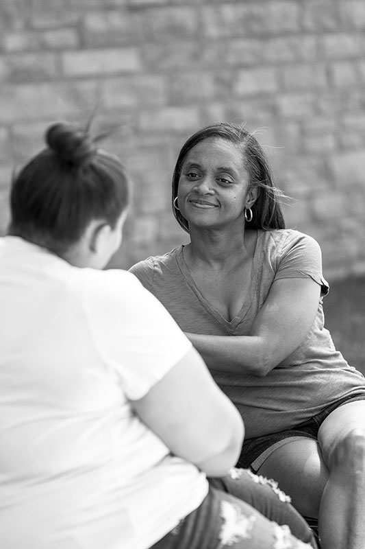 Mom Talking To Her Daughter