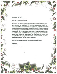 Dr Kirschner Letter