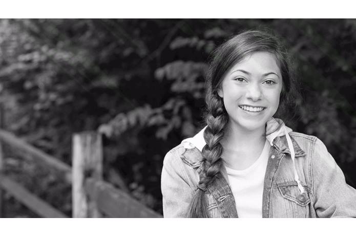 Young woman smiling at the camera
