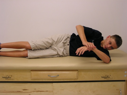 sleeper stretch