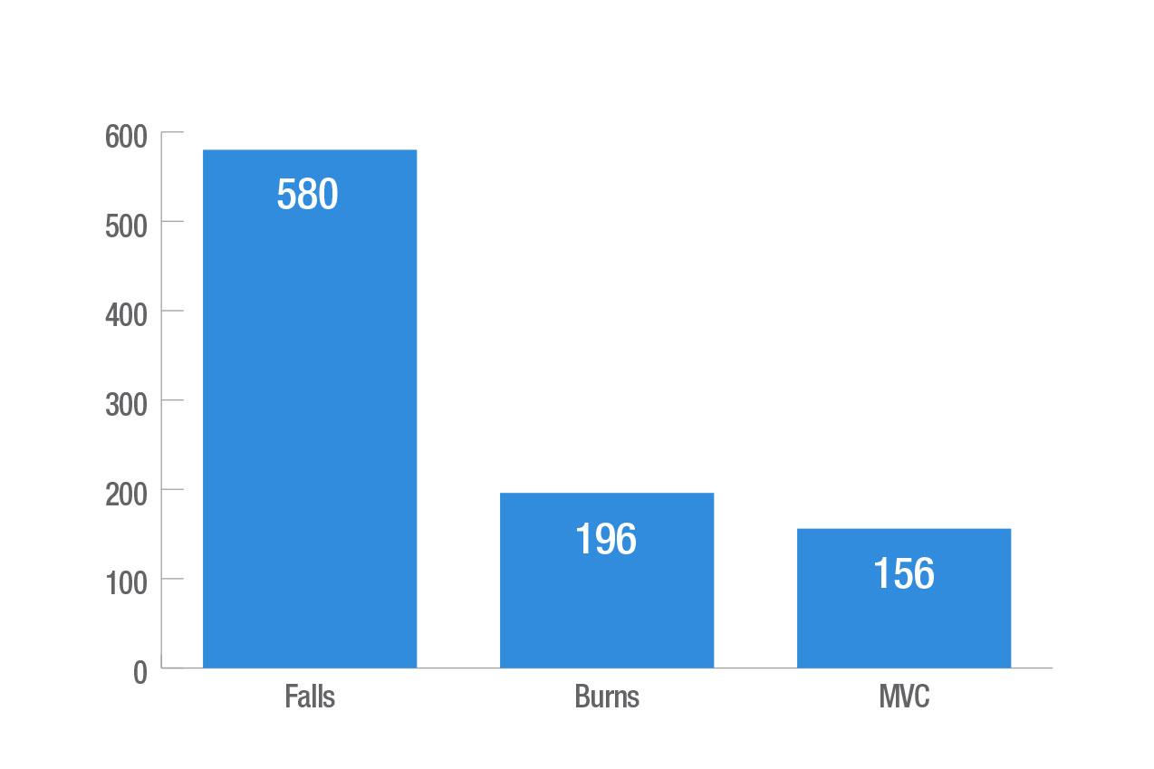 2019 Top 3 Causes of Injury